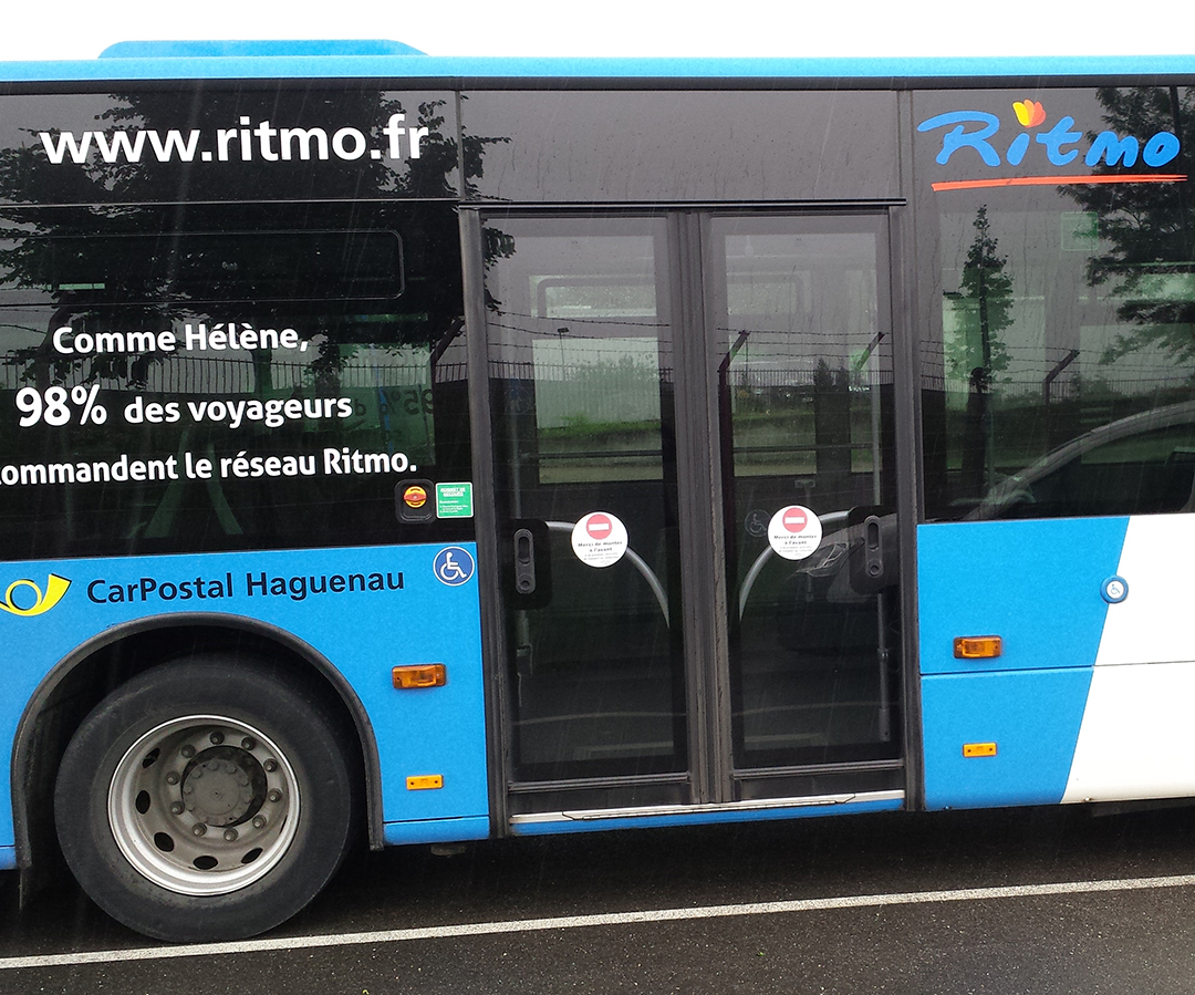Car Bus CAR covering bus