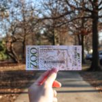 Exemple de ticket billet pour billetterie accès zoo avec talon détachable avec flash code ou code barre. Coupon déchirable pour sécurité.