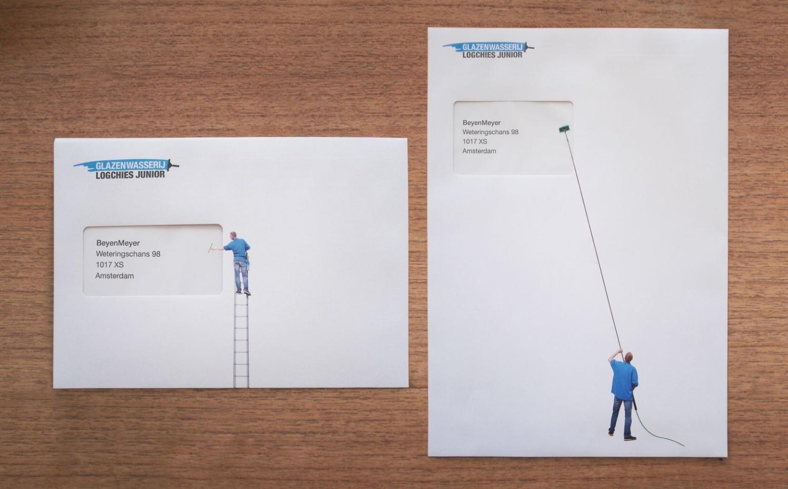 Brillante idée marketing d’impression sur enveloppe à fenêtre